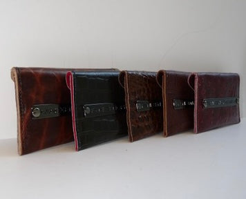 FANI XENOPHONTOS LEATHER CARD HOLDER