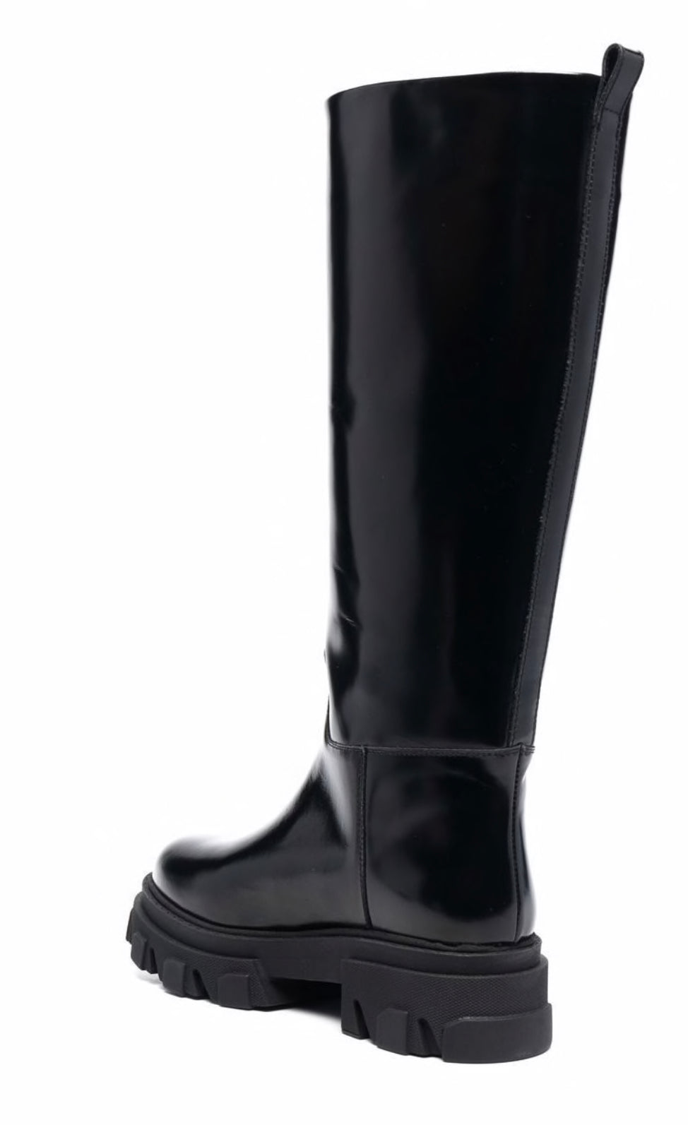 GIA BORGHINI X PERNILLE  TEISBAEK - BLACK LEATHER BOOTS