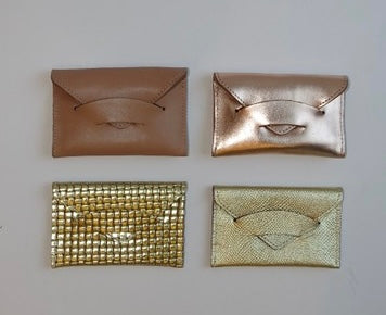 FANI XENOPHONTOS LEATHER CARD HOLDER