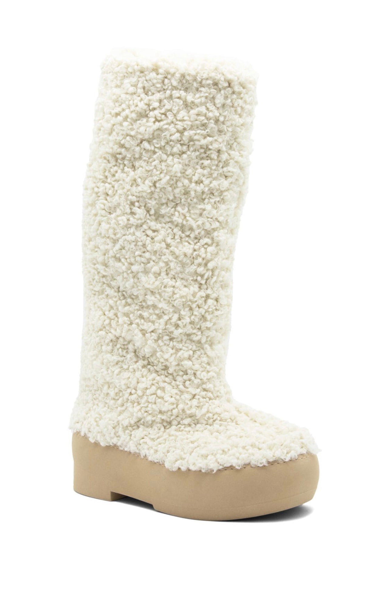 Gia Borghini Faux shearling snow boot