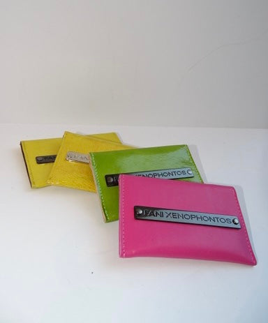 FANI XENOPHONTOS LEATHER CARD HOLDER