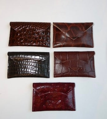 FANI XENOPHONTOS LEATHER CARD HOLDER