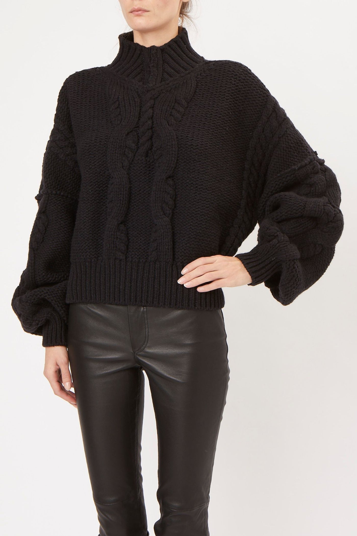 Iro Paris - Lyme Oversized Knit Turtleneck Sweater