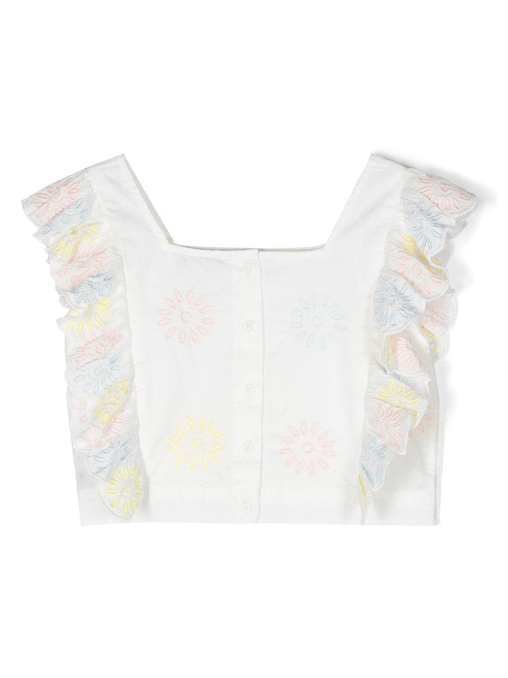 Stella McCartney Kids - Embroidered Ruffle Top