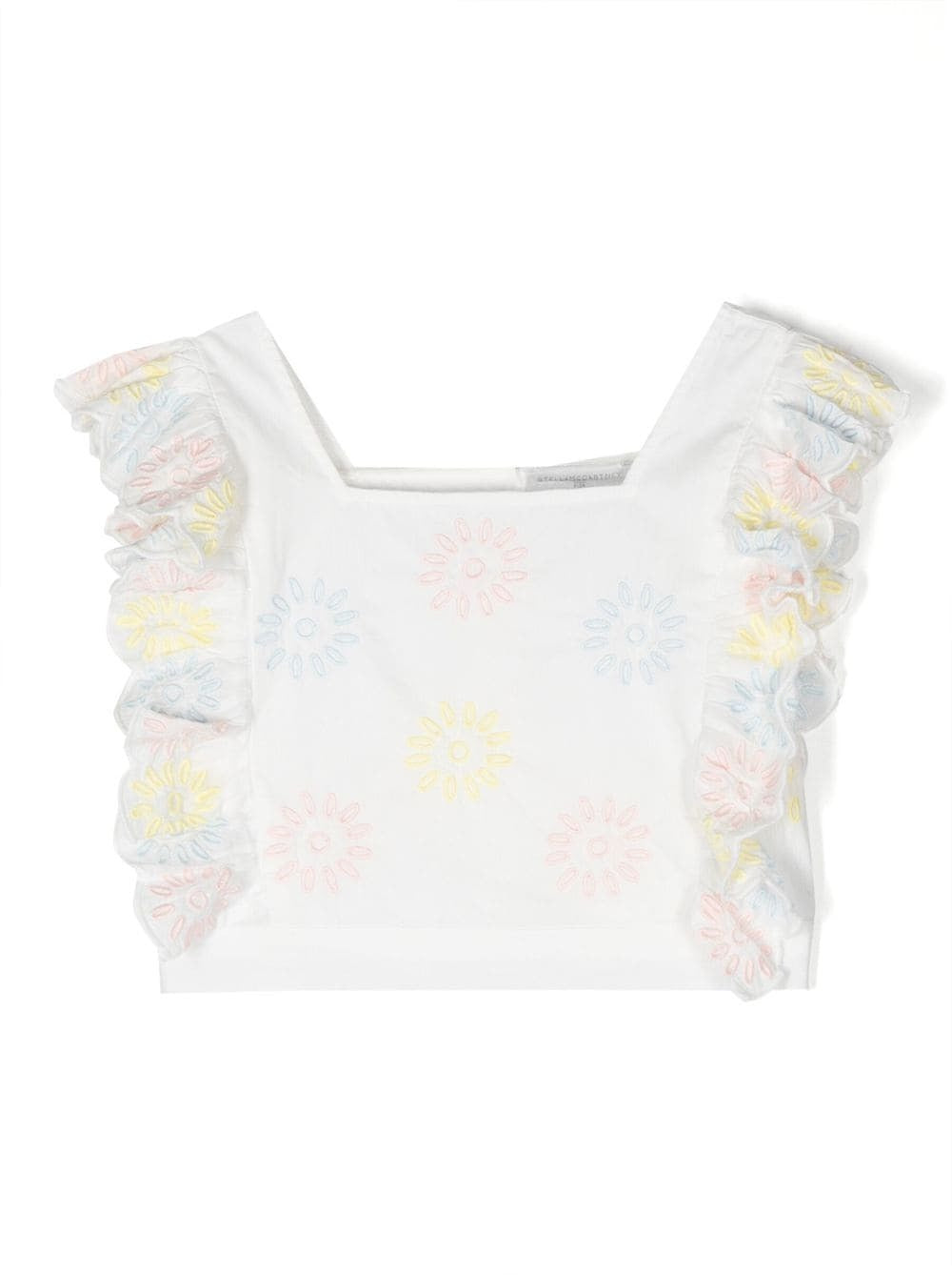 Stella McCartney Kids - Embroidered Ruffle Top