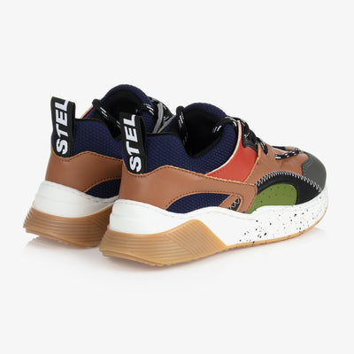 Stella McCartney Kids - Green & Brown Trainers