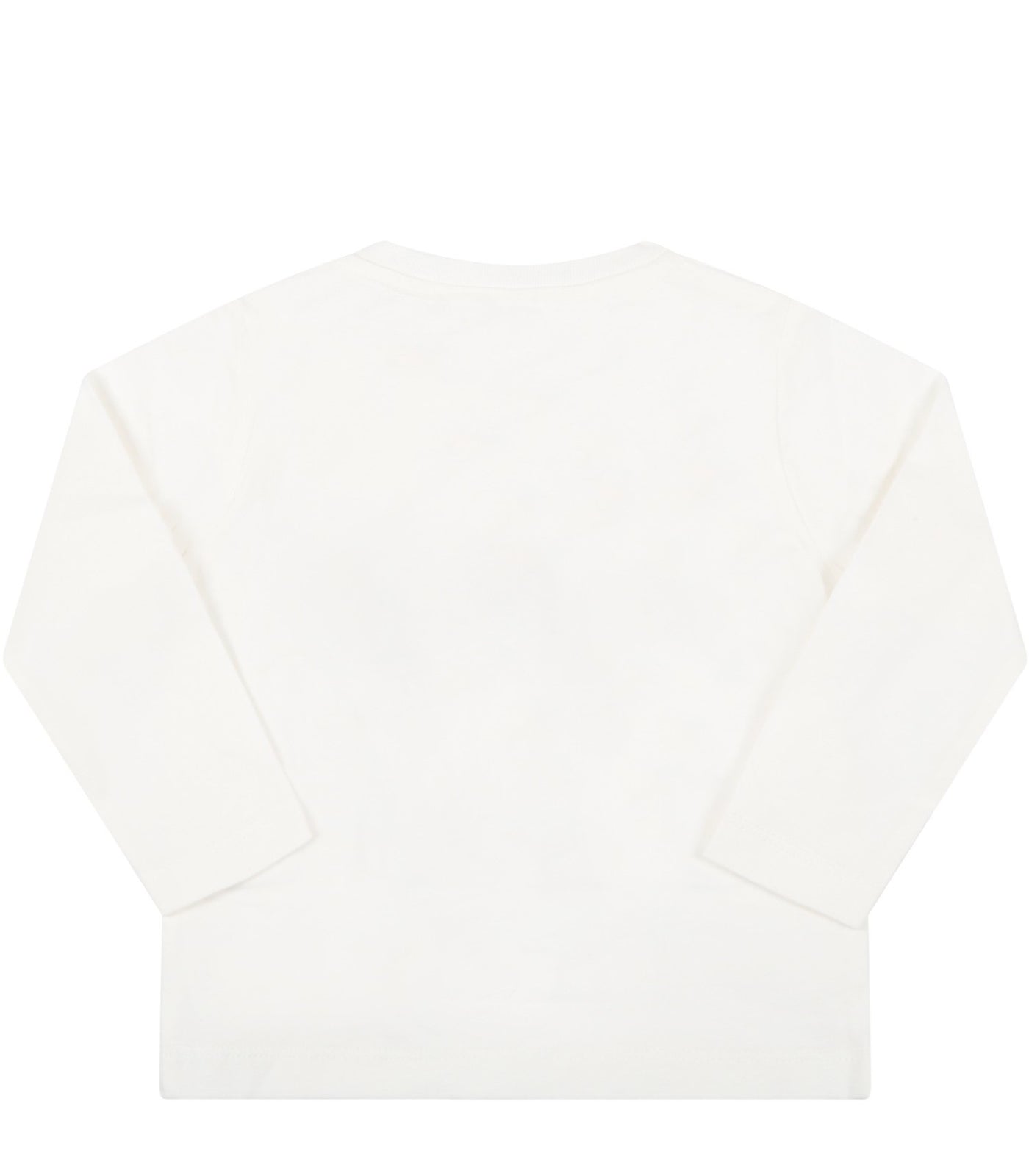 Stella McCartney Kids - Ivory t-shirt for baby boy with animals