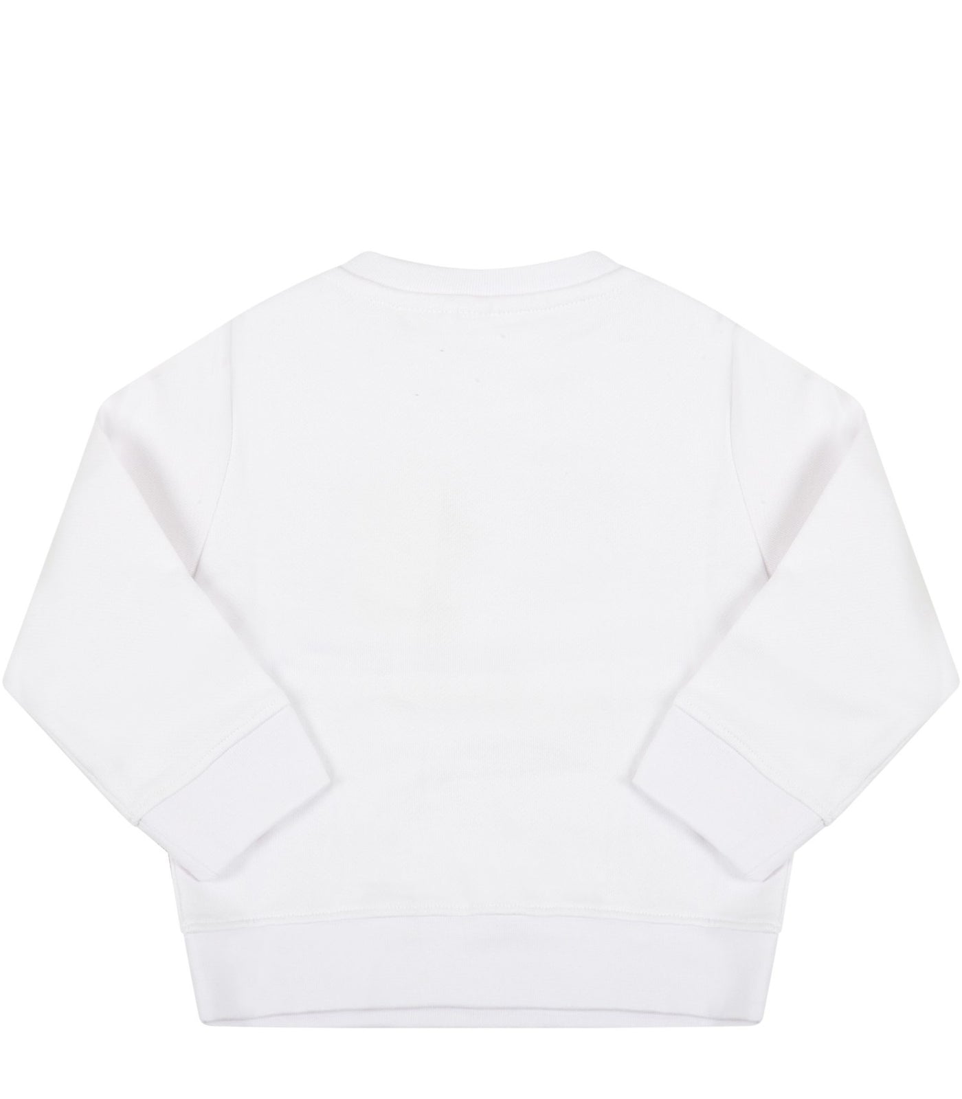Stella McCartney Kids - White sweatshirt for baby boy with snowman